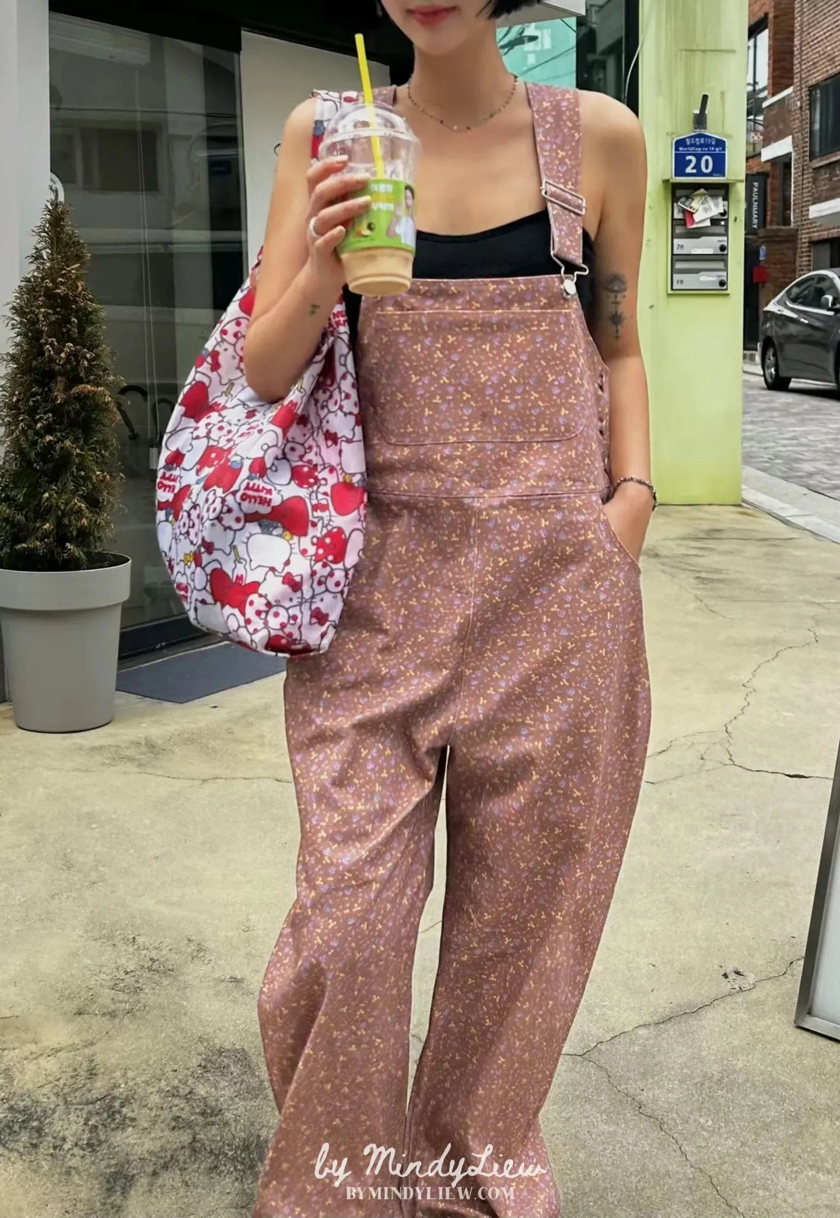 ML23950 Floral Jumpsuits