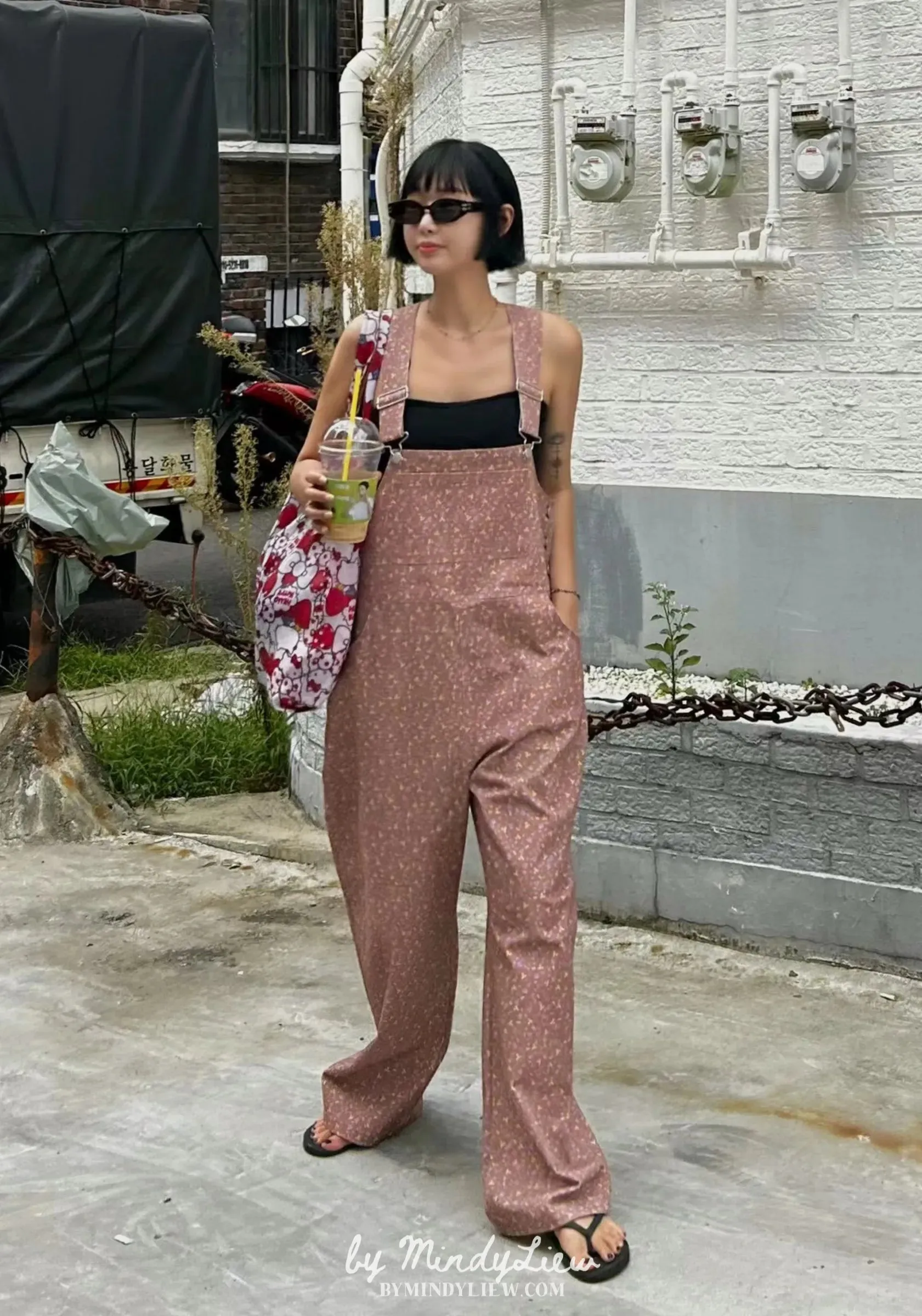 ML23950 Floral Jumpsuits