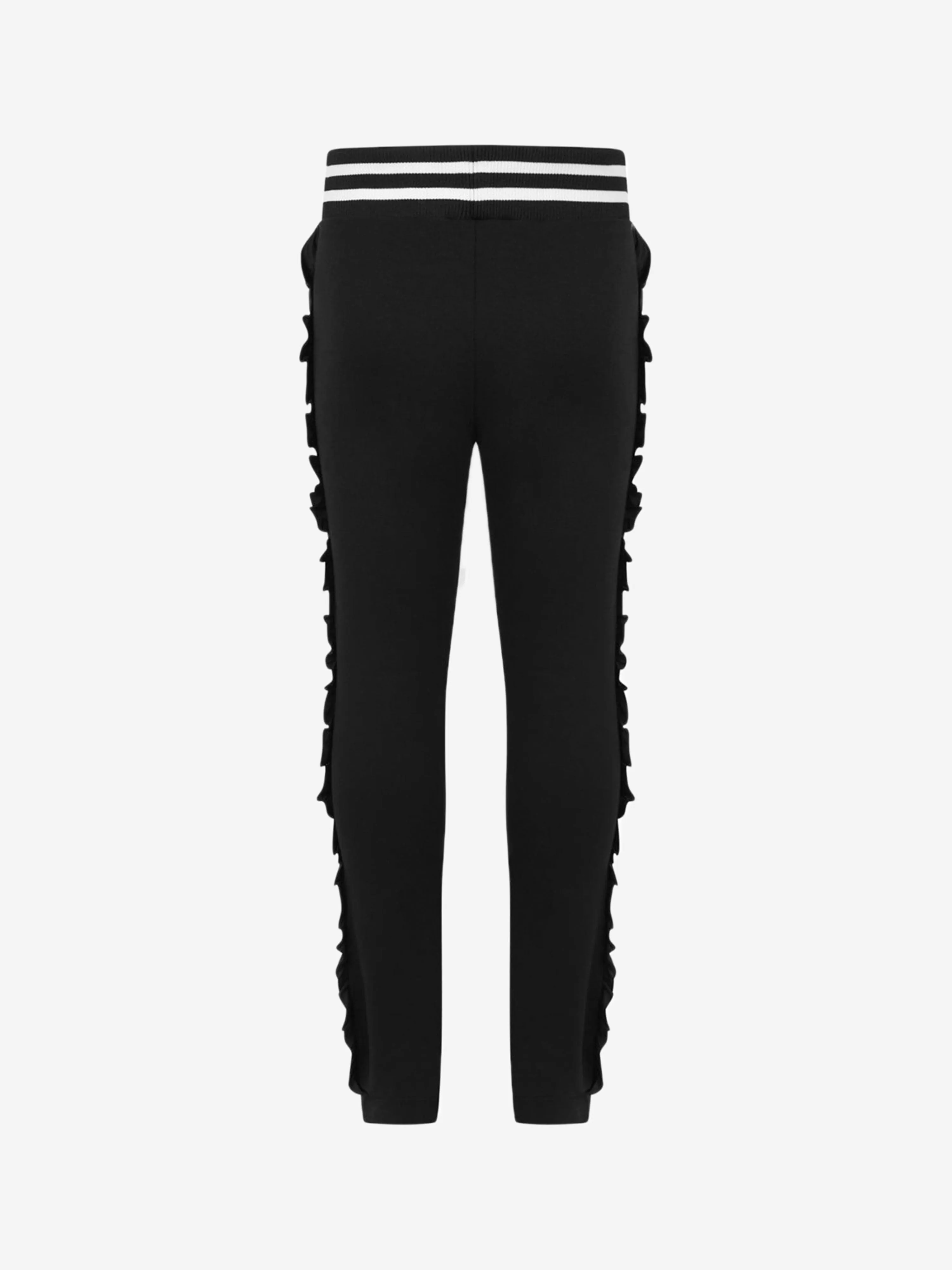 Moncler Enfant Girls Joggers - Cotton Frilly Trim Joggers
