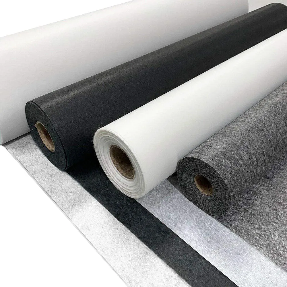 Non-Woven Light Weight Sew on Interfacing Black