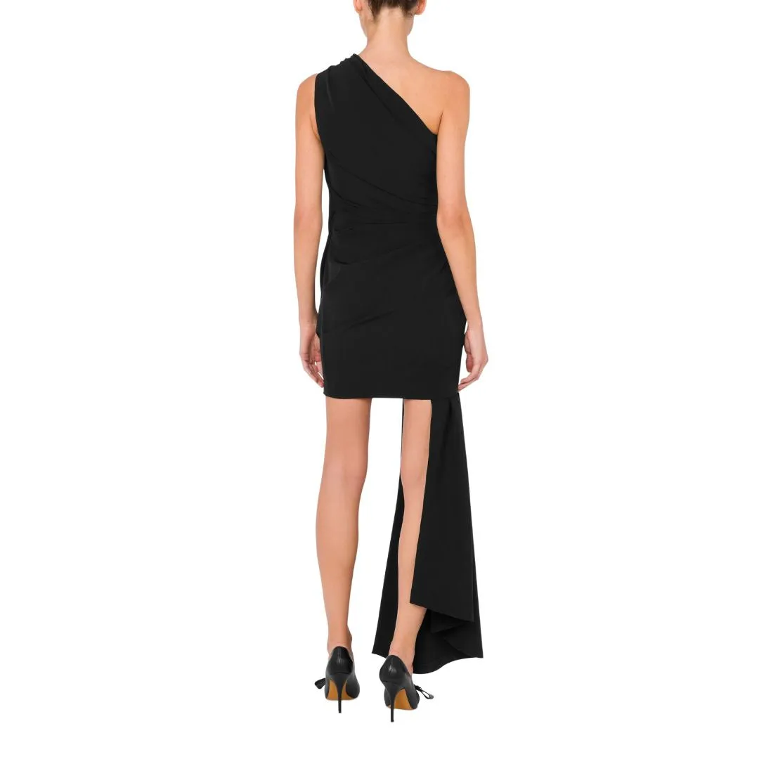 One-Shoulder Cady Drape Dress K1J04158227