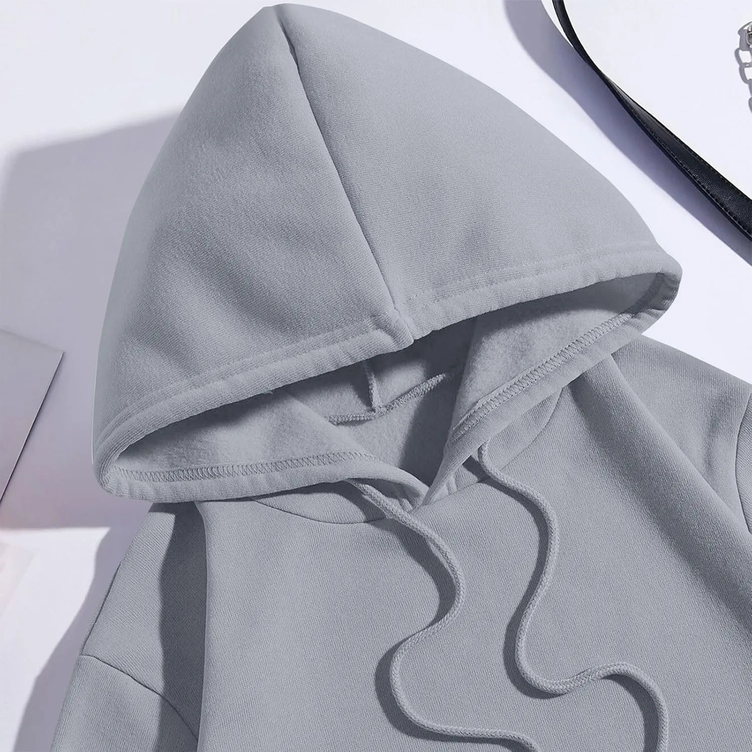 Oversized Hoodies For Women Pullover Casual Long Sleeve Drawstring Pullover With Pocket Cute Print Hoodie