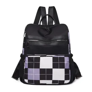 Oxford Large Capacity Ladies Fashion Backpack