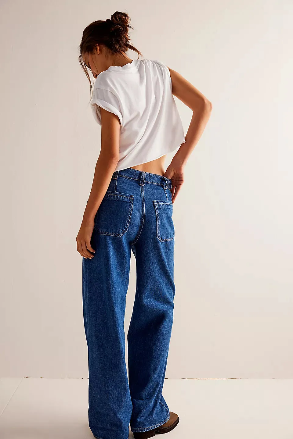Palmer Cuffed Jeans - Tunnel Vision
