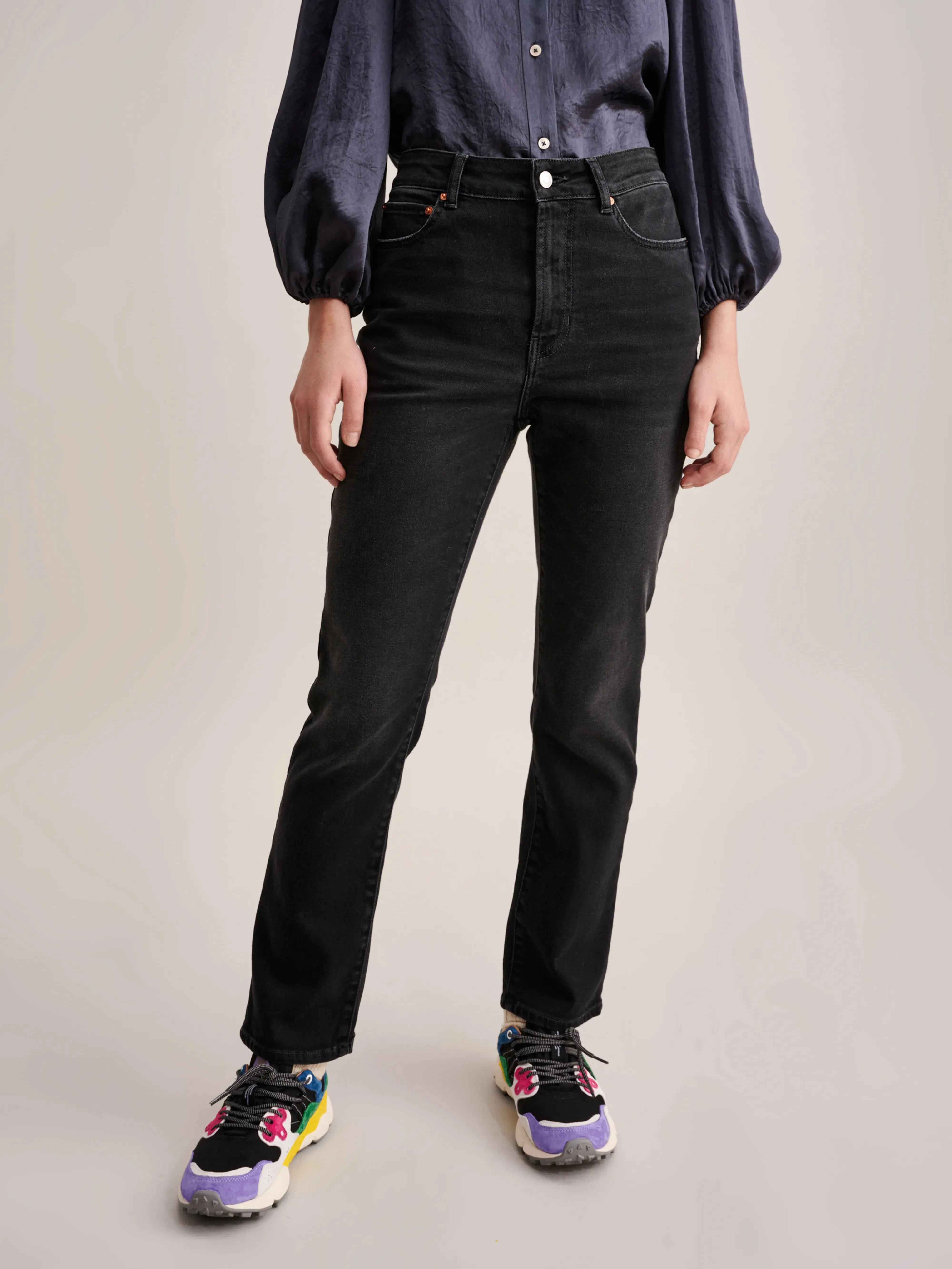 Pamy  Jeans (232 / W / USED BLACK)