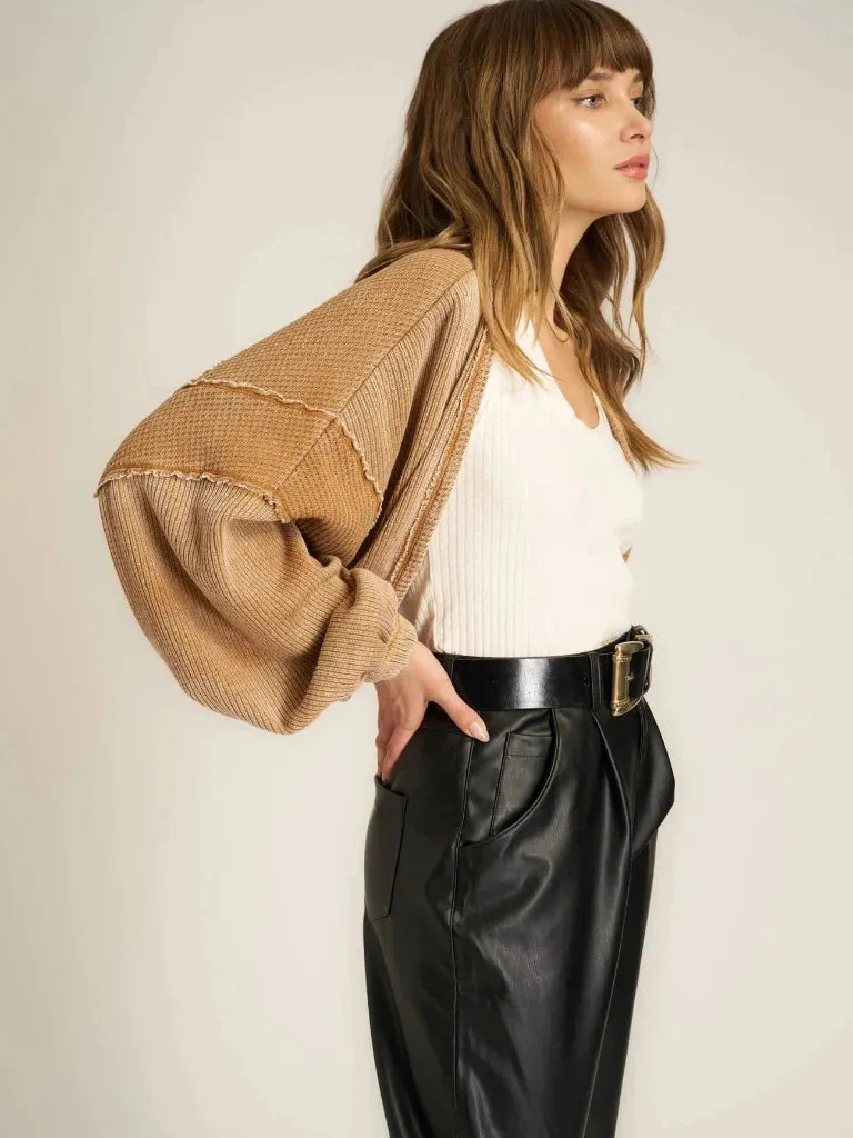 Project Social T Too Cool Seamed Burnout Shrug