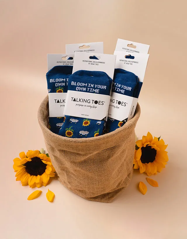 Talking Toes - Hope & Sunflowers Sock