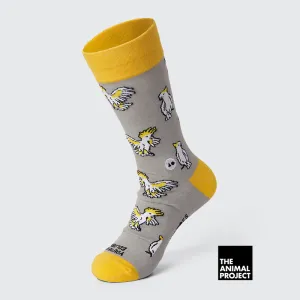 Talking Toes x TAP - Golden Cockatoo Sock