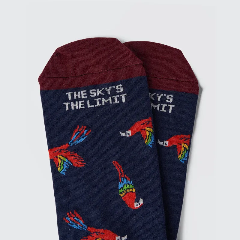 Talking Toes x TAP - Soaring Macaw Sock