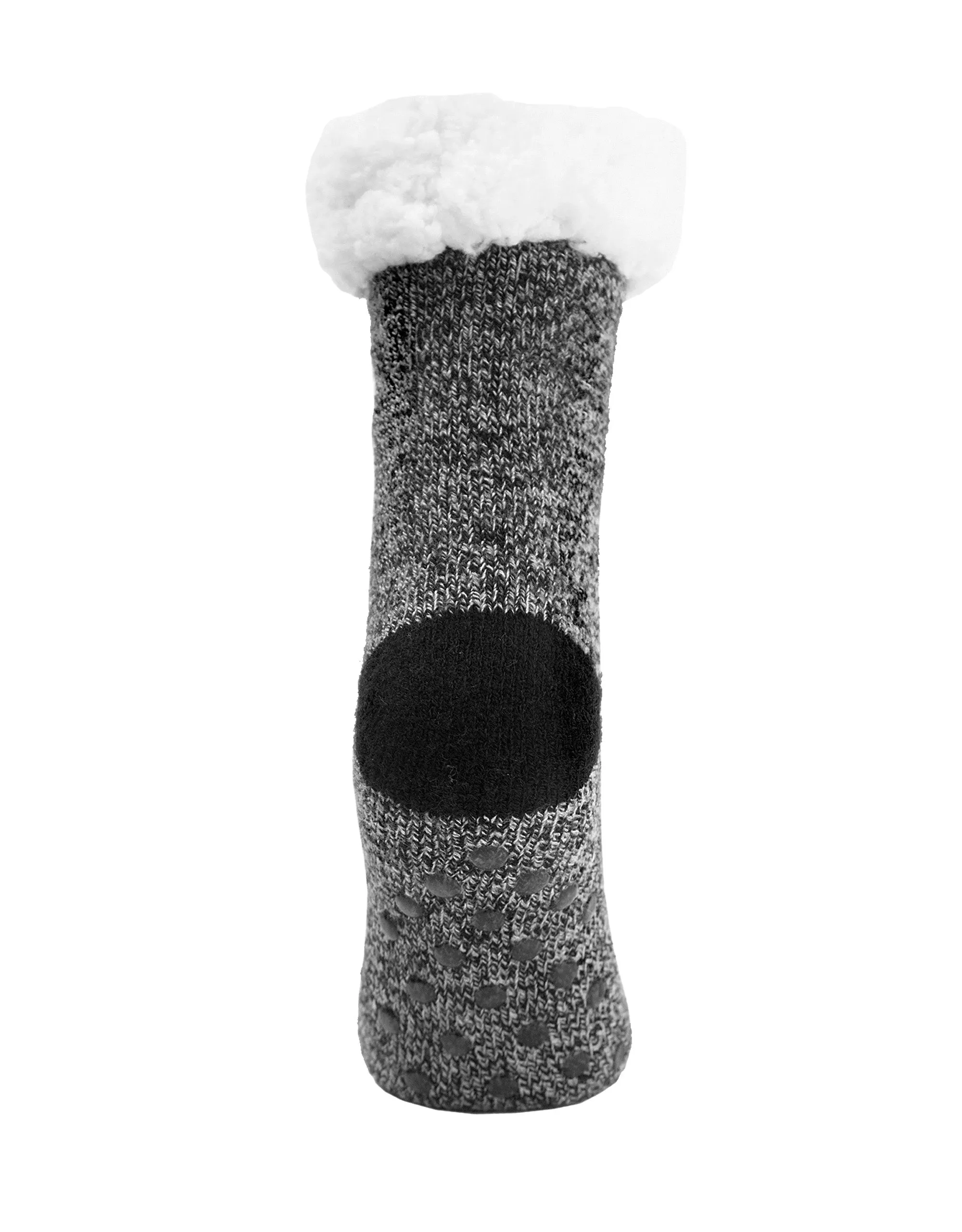 The Sherpa Trimmed Thermal Boot Sock - Black