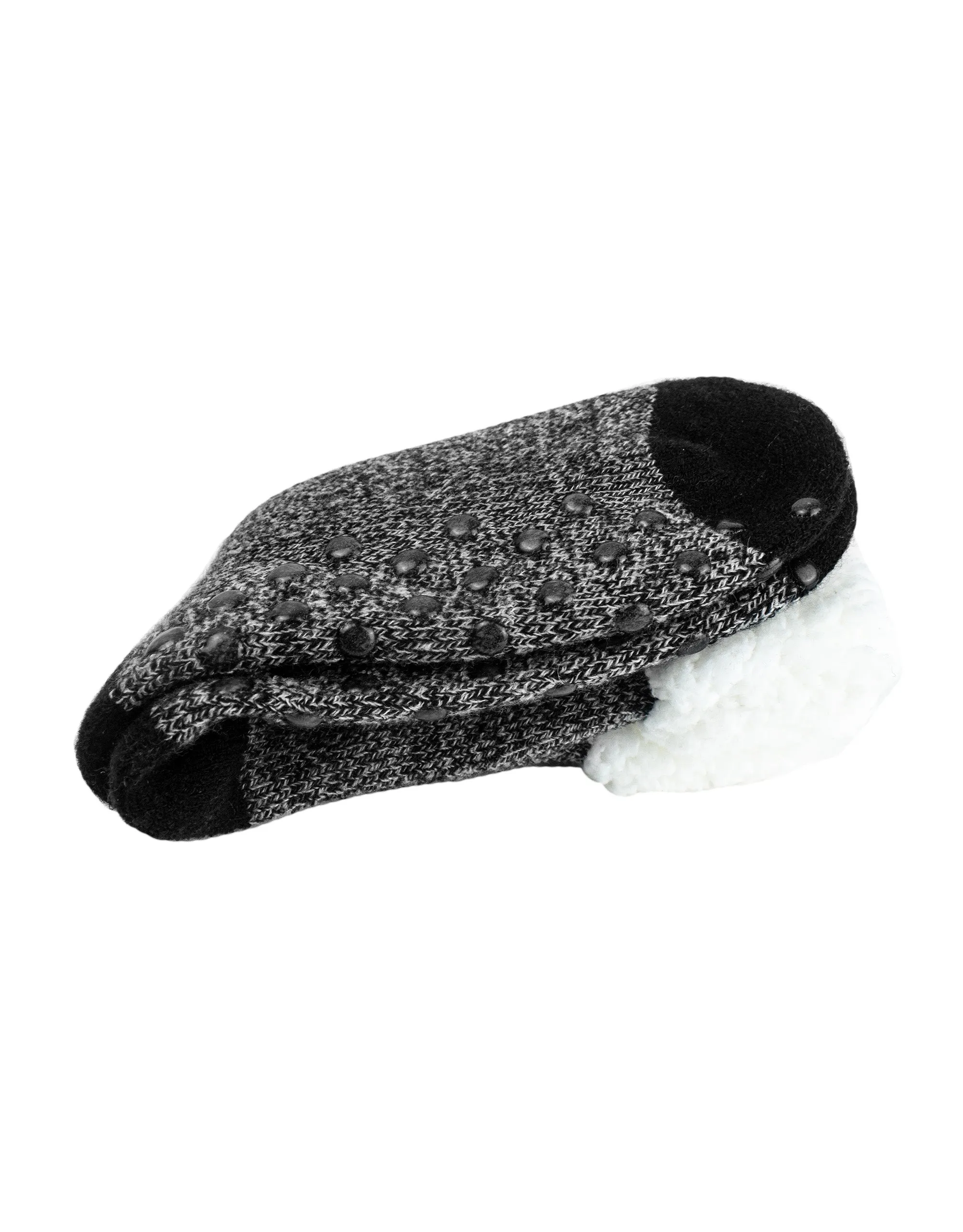 The Sherpa Trimmed Thermal Boot Sock - Black