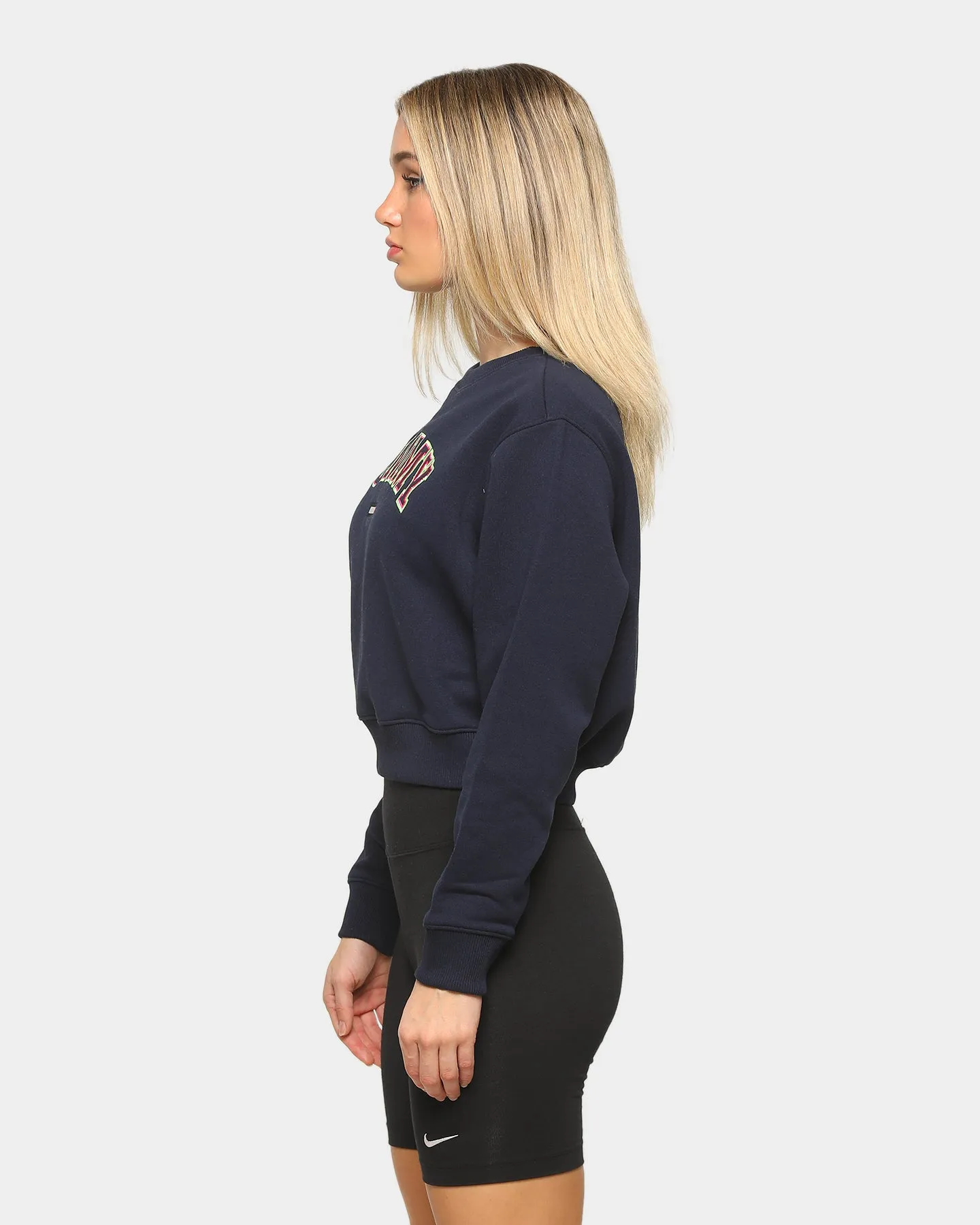 Tommy Jeans Women's Neon Outline Crew Black Iris