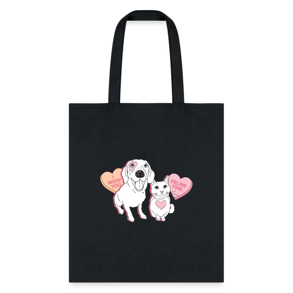 Valentine Hearts Tote Bag