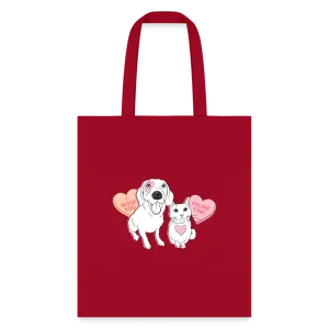 Valentine Hearts Tote Bag