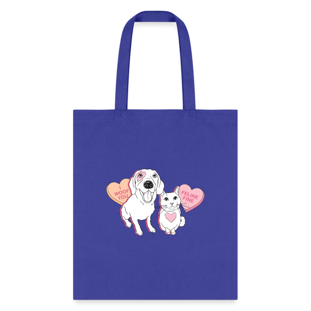 Valentine Hearts Tote Bag