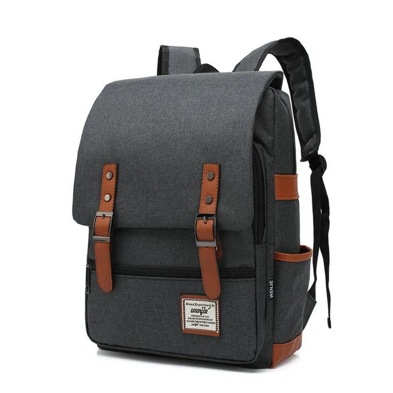 Vintage 16 inch Laptop Backpack for Unisex