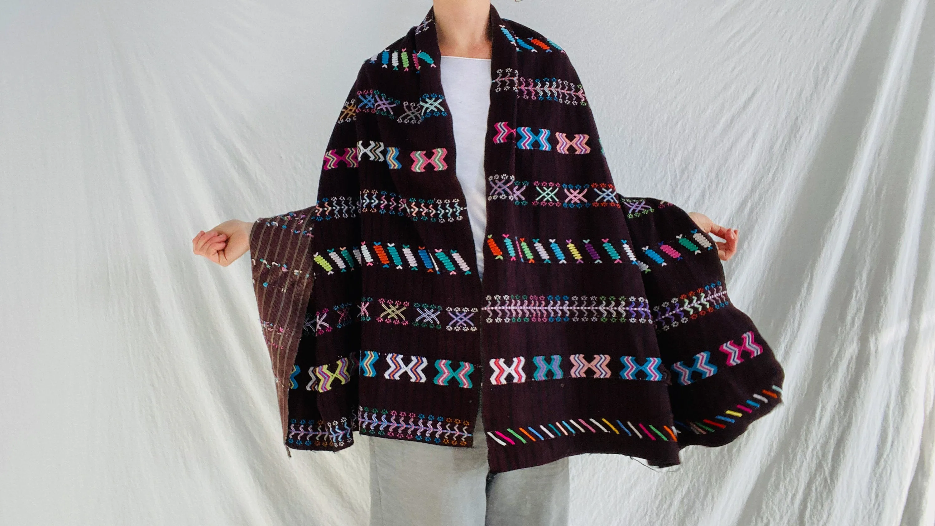 Vintage Colotenango Guatemalan Wrap. Fine Example. 11A