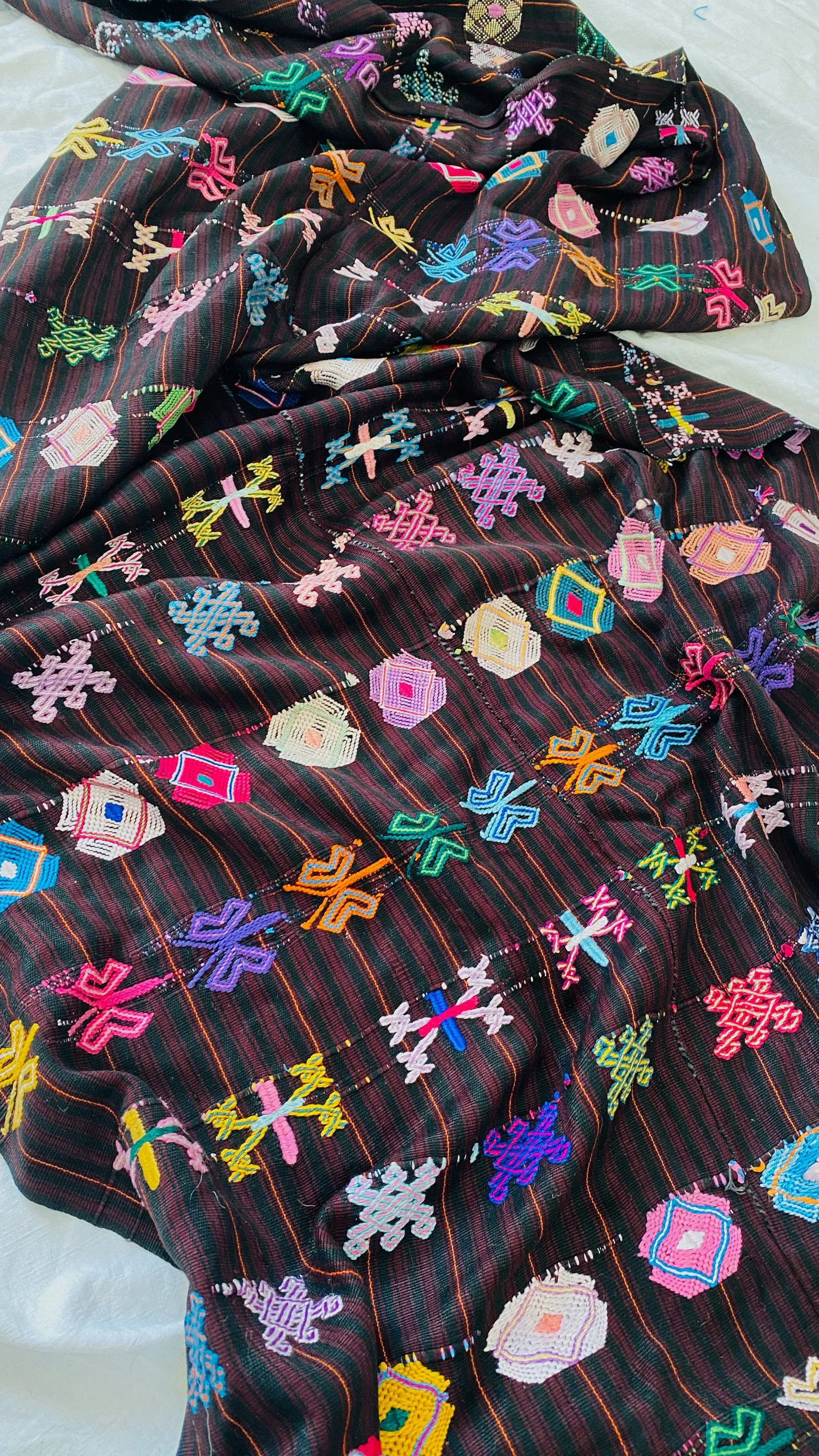 Vintage Colotenango Guatemalan Wrap. Fine Example.