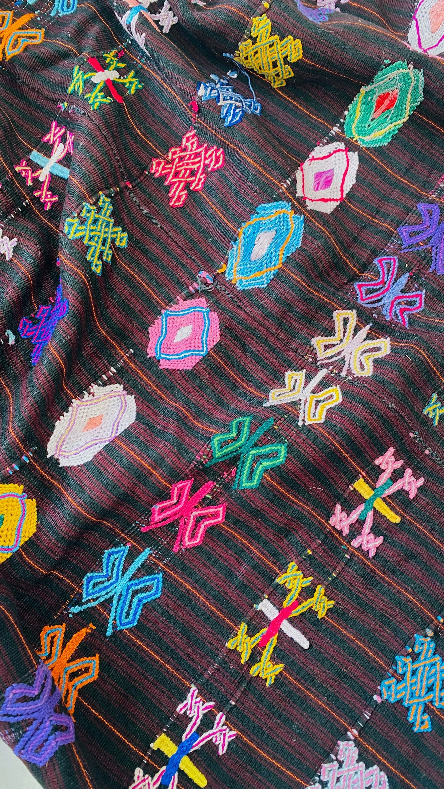 Vintage Colotenango Guatemalan Wrap. Fine Example.